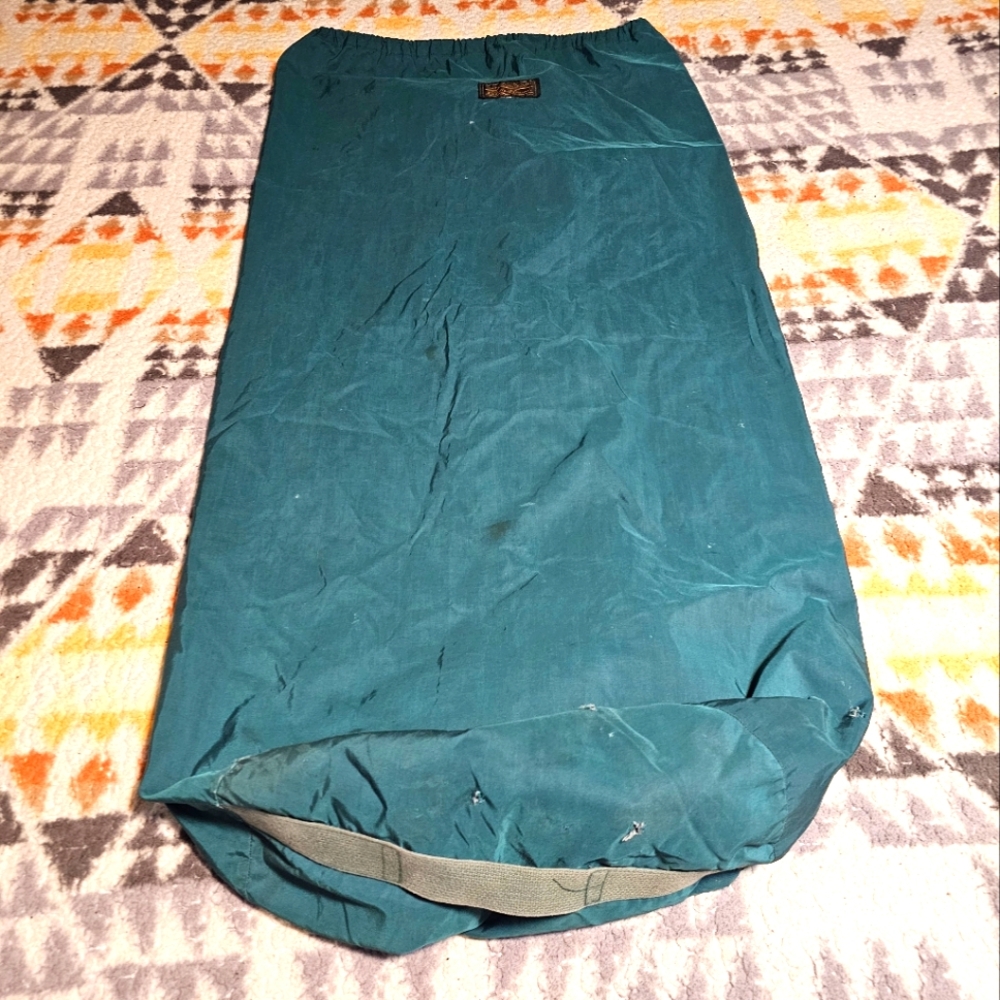 ViNTAGE Eddie Bauer Expedition Outfitter Duffle Bag w/ Draw String Hunter Green